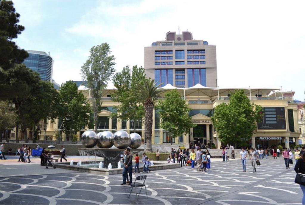 Check-In Apartment Near Fountain Square Vidadi Str บากู ภายนอก รูปภาพ